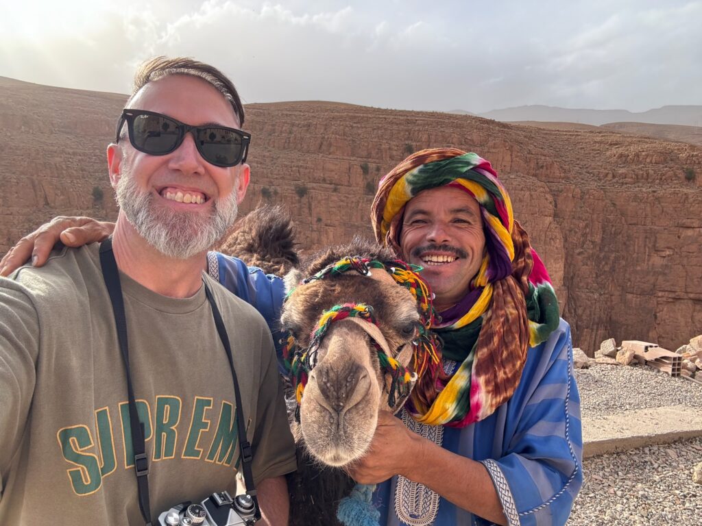 riding a camel in the desert from marrakech, 3 days tour from marrakech to merzouga
